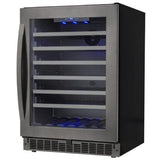 Silhouette Select - 24" Built-in Wine Cellar In Black Stainless Steel - (SSWC056D1BS)