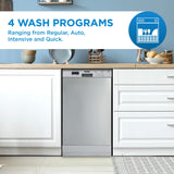 Danby 18" Wide Built-in Dishwasher in Stainless Steel - (DDW18D1ESS)