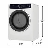 Electrolux Front Load Perfect Steam(TM) Electric Dryer with Instant Refresh - 8.0 Cu. Ft. - (ELFE7437AW)