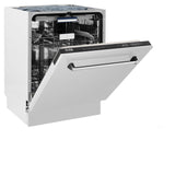 ZLINE 24" Tallac Series 3rd Rack Dishwasher with Traditional Handle, 51dBa (DWV-24) [Color: 304 Stainless] - (DWV30424)