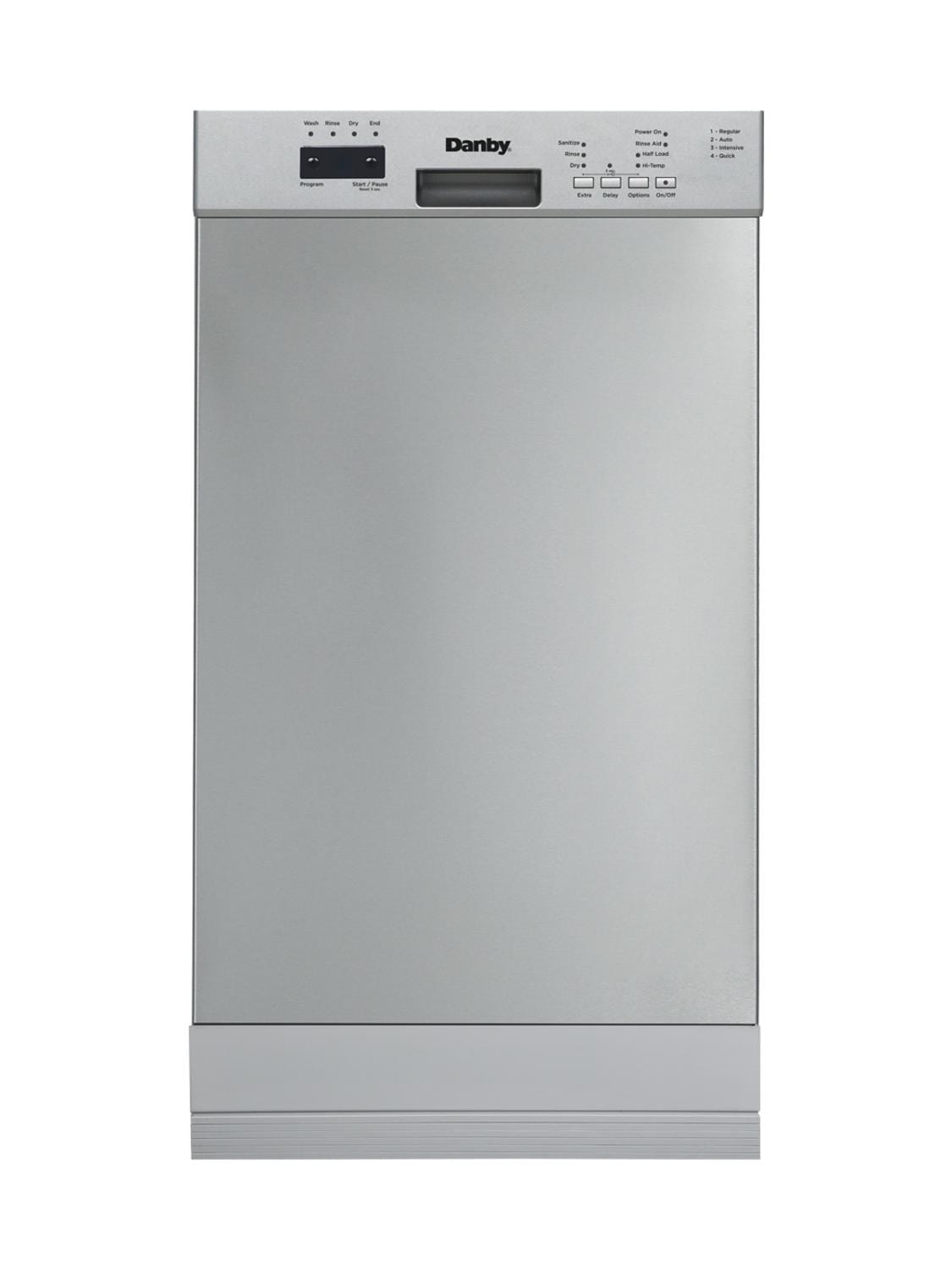 Danby 18" Wide Built-in Dishwasher in Stainless Steel - (DDW18D1ESS)