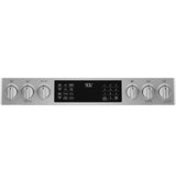 GE Profile(TM) 30" Smart Slide-In Front-Control Gas Double Oven Convection Fingerprint Resistant Range - (PGS960YPFS)