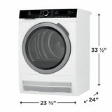 Electrolux 24" Compact Front Load Dryer - Ventless, Energy Star Certified, 4.0 Cu. Ft. - (ELFE4222AW)