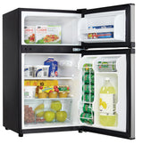 Danby Designer 3.1 cu. ft. 2-door Compact Fridge in Stainless Steel - (DCR031B1BSLDD)