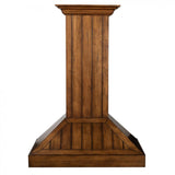 ZLINE Wooden Wall Mount Range Hood In Rustic Light Finish - Includes Motor (KPLL) - (KPLL36)