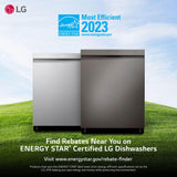 Smart Top Control Dishwasher with QuadWash(R) Pro, TrueSteam(R) and Dynamic Dry(R) - (LDPS6762S)