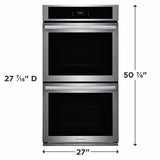 Frigidaire 27" Double Electric Wall Oven with Fan Convection - (FCWD2727AS)