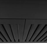 ZLINE Convertible Vent Wall Mount Range Hood in Black Stainless Steel (BSKBN) - (BSKBN24)