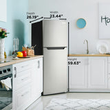 Danby 10.1 cu. ft. Top Mount Apartment Size Fridge in Stainless Steel - (DFF101B1BSLDB)