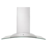 ZLINE Convertible Vent Wall Mount Range Hood in Stainless Steel & Glass (KN) - (KN30)