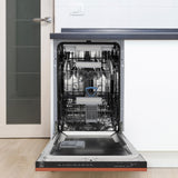 ZLINE 18" Tallac Series 3rd Rack Top Control Dishwasher with Traditional Handle, 51dBa [Color: Copper] - (DWVC18)