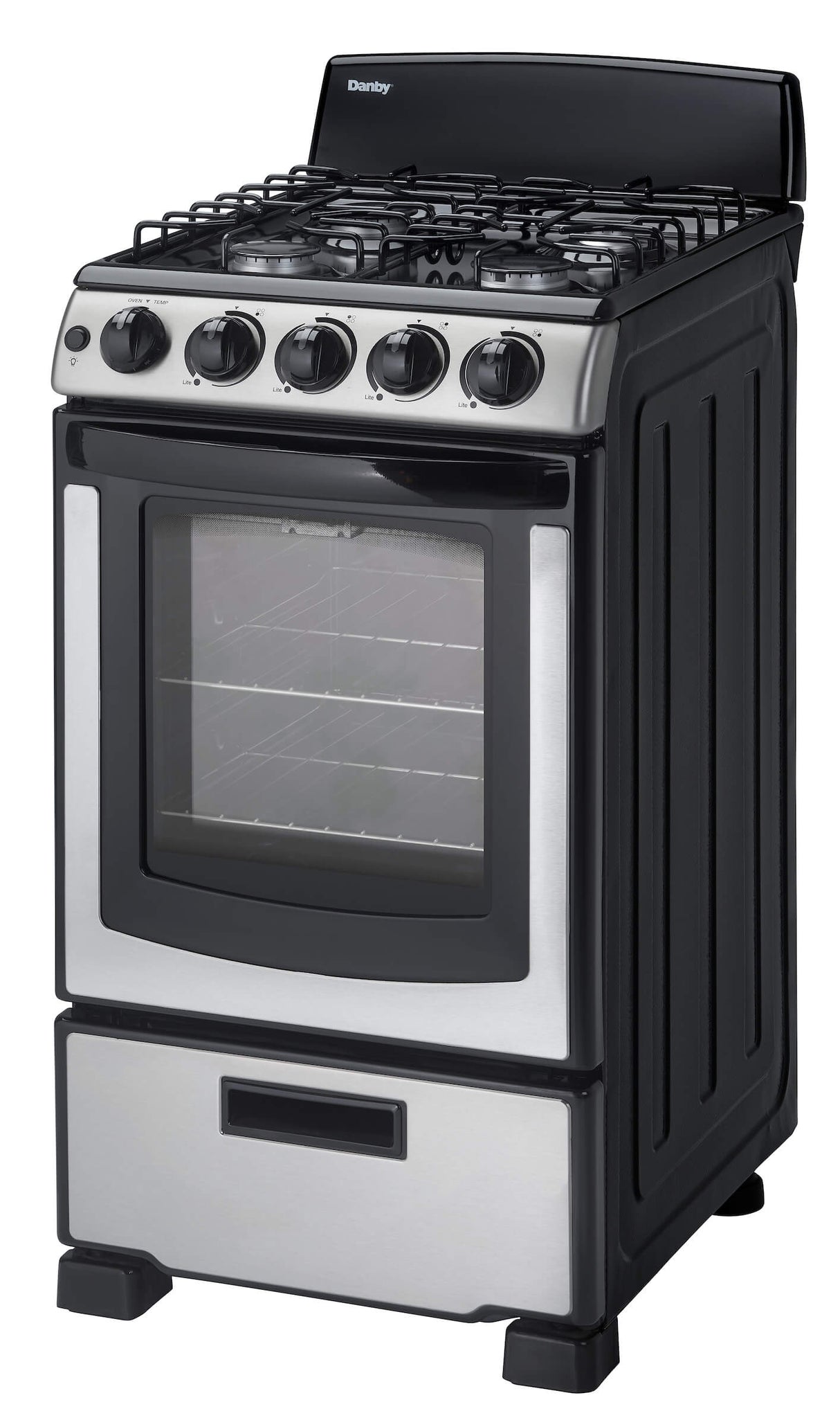 Danby 20" Wide Gas Range in Stainless Steel - (DR202BSSGLP)