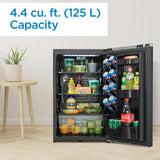 Danby 4.4 cu. ft. Retro Compact Fridge in Midnight Black - (DAR044A6MDB)