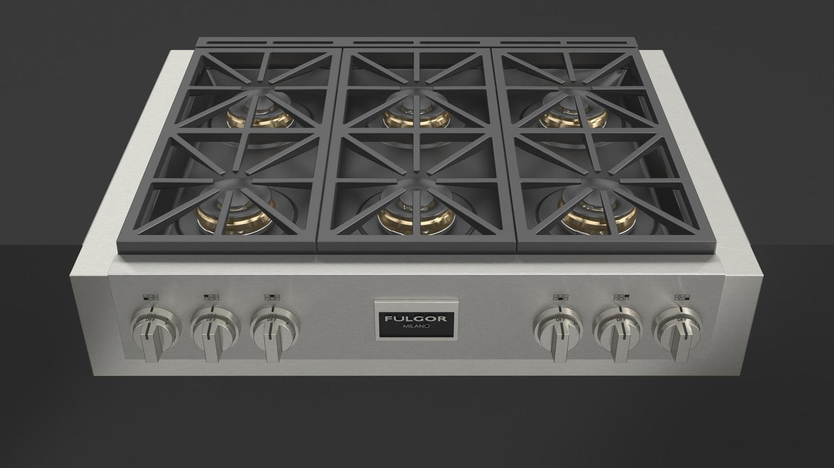 36" PRO GAS RANGE TOP - (F6GRT366S1)