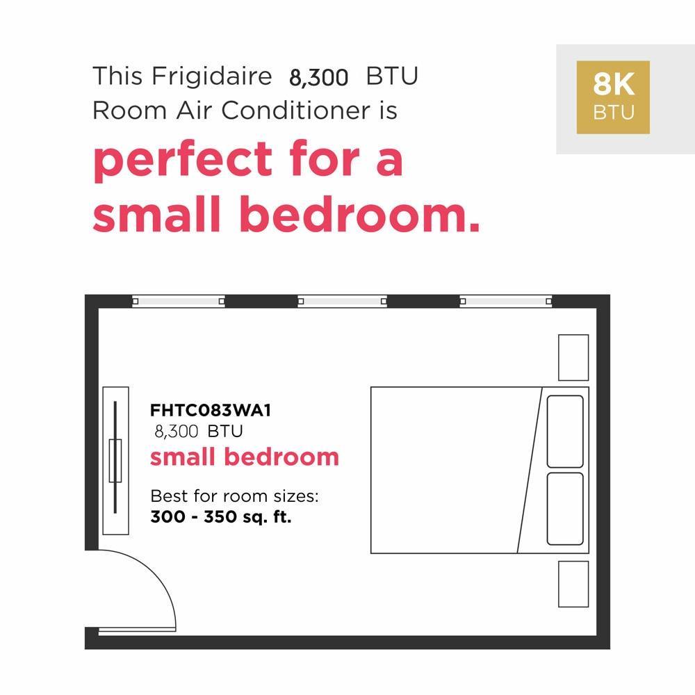 Frigidaire 8,300 BTU Built-In Room Air Conditioner - (FHTC083WA1)