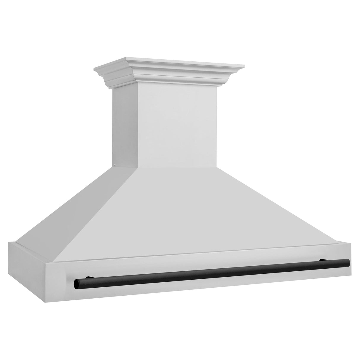 ZLINE 48 in. Autograph Edition Stainless Steel Range Hood with Stainless Steel Shell and Accented Handle (8654STZ-48) [Color: Matte Black] - (8654STZ48MB)