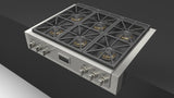 36" PRO GAS RANGE TOP - (F6GRT366S1)