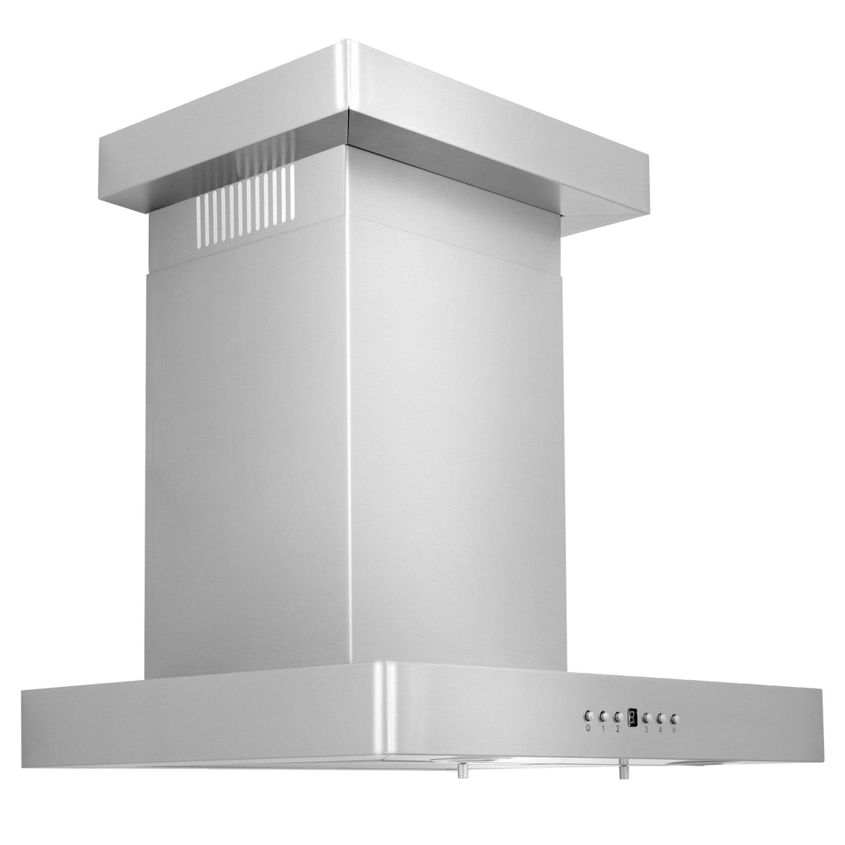 ZLINE Convertible Vent Wall Mount Range Hood in Stainless Steel with Crown Molding (KECRN) - (KECRN24)