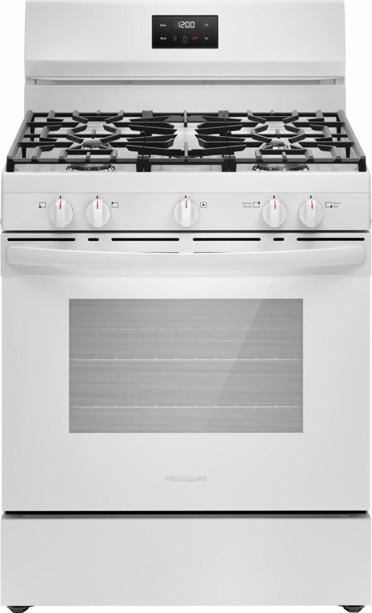 Frigidaire 30" Gas Range - (FCRG3052BW)