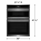 Frigidaire Gallery 30" Electric Wall Oven and Microwave Combination - (GCWM3067AD)