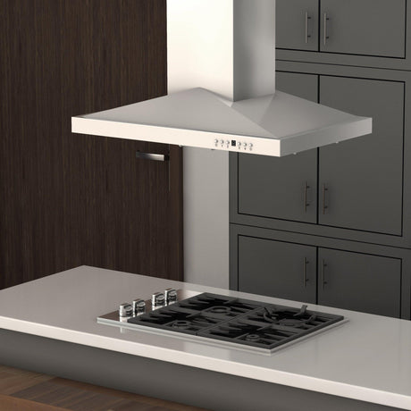 ZLINE Island Mount Range Hood In Stainless Steel (GL1i) - (GL1I30)