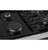 GE(R) 30" Built-In Gas Cooktop with Dishwasher-Safe Grates - (JGP3030DLBB)