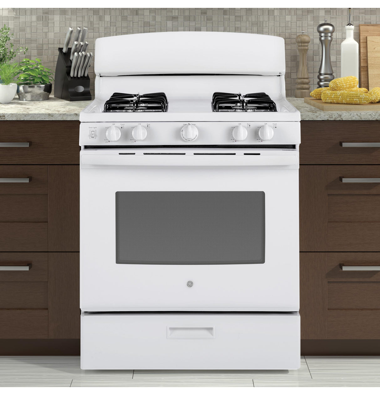 GE(R) 30" Free-Standing Gas Range - (JGBS30DEKWW)