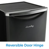 Danby 4.4 cu. ft. Retro Compact Fridge in Midnight Black - (DAR044A6MDB)