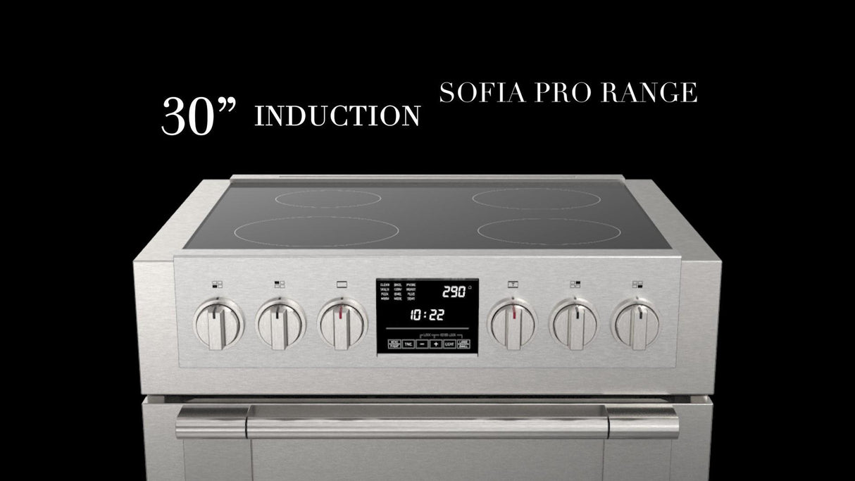 30" INDUCTION PRO RANGE - (F6PIR304S1)