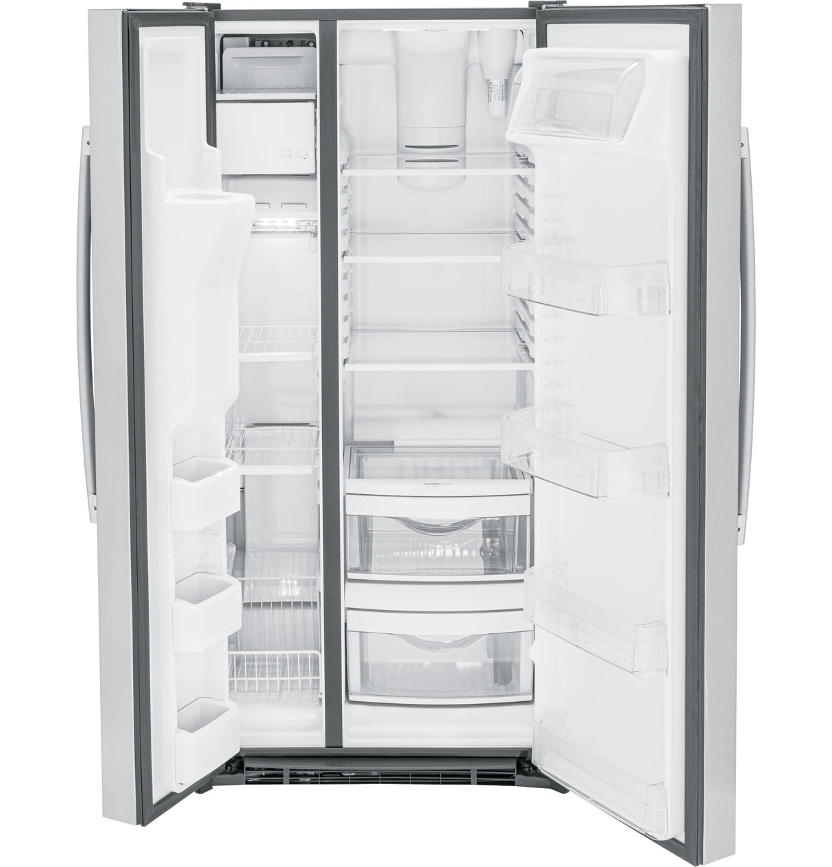 GE(R) 23.0 Cu. Ft. Side-By-Side Refrigerator - (GSS23GYPFS)