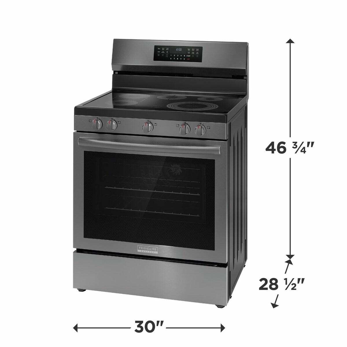 Frigidaire Gallery 30" Rear Control Electric Range with Total Convection - (GCRE3060BD)