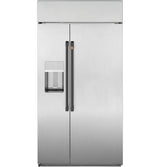 Caf(eback)(TM) 48" Smart Built-In Side-by-Side Refrigerator with Dispenser - (CSB48YP2NS1)