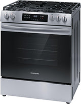 Frigidaire 30" Front Control Gas Range with Quick Boil - (FCFG3062AS)