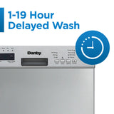 Danby 18" Wide Built-in Dishwasher in Stainless Steel - (DDW18D1ESS)