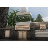 ZLINE 48 in. Outdoor Island Mount Range Hood in Stainless Steel (KECOMi-304-48) - (KECOMI30448)