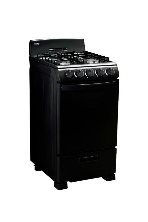 Danby 20" Wide Gas Range in Black - (DR202BGLP)