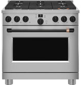 Caf(eback)(TM) 36" Smart All-Gas Commercial-Style Range with 6 Burners (Natural Gas) - (CGY366P2TS1)