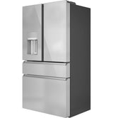 Caf(eback)(TM) ENERGY STAR(R) 22.3 Cu. Ft. Smart Counter-Depth 4-Door French-Door Refrigerator in Platinum Glass - (CXE22DM5PS5)