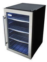 Danby 4.3 cu. ft. Free-Standing Beverage Center in Stainless Steel - (DBC434A1BSSDD)