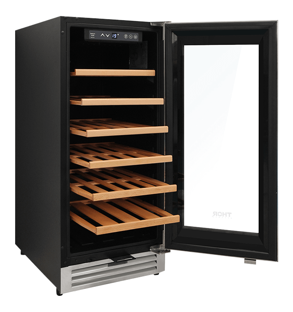 Thor Kitchen 15-inch Single Zone Wine Cooler, 33 Wine Bottle Capacity - Model Twc1501 - (TWC1501)