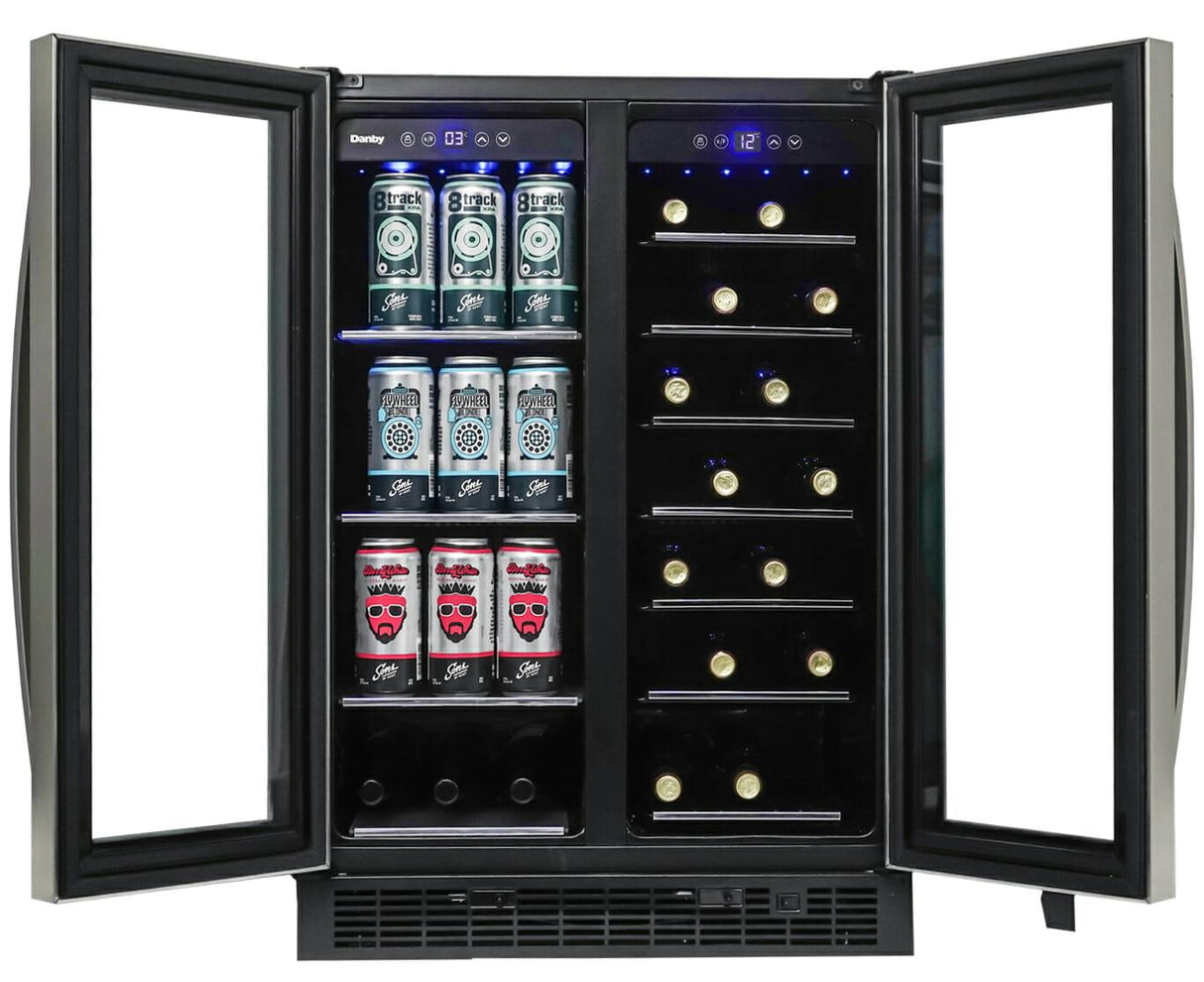 Danby 5.2 cu. ft. Built-in Beverage Center in Stainless Steel - (DBC052A1BSS)