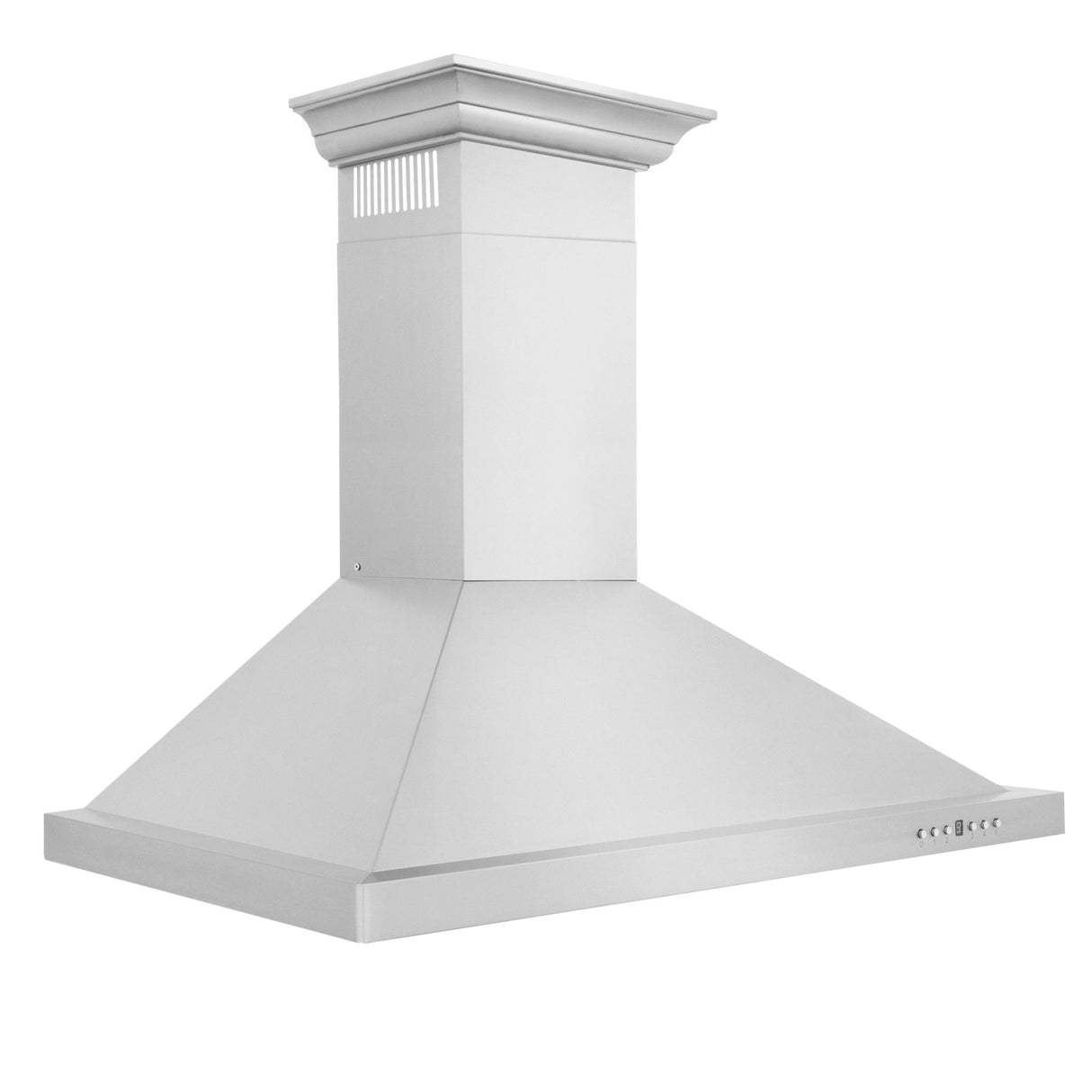 ZLINE Convertible Vent Wall Mount Range Hood in Stainless Steel with Crown Molding (KBCRN) - (KBCRN24)