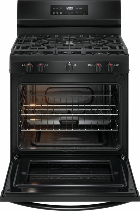 Frigidaire 30" Gas Range with Quick Boil - (FCRG3062AB)