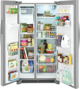 Frigidaire 25.6 Cu. Ft. 36" Standard Depth Side by Side Refrigerator - (FRSS2623AS)