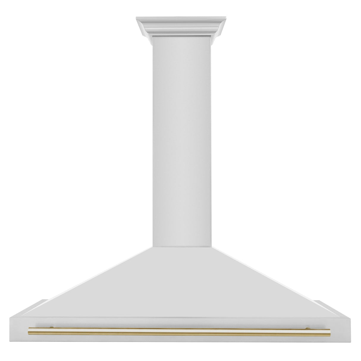 ZLINE 48 in. Autograph Edition Convertible Stainless Steel Range Hood with Stainless Steel Shell [Color: Gold Accents] - (KB4STZ48G)