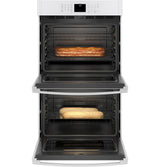 GE(R) 30" Smart Built-In Self-Clean Double Wall Oven with Never-Scrub Racks - (JTD3000DNWW)