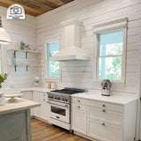 ZLINE Ducted Wooden Wall Mount Range Hood in Cottage White (KBTT) - (KBTT30)