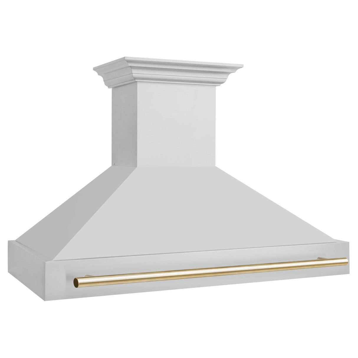 ZLINE 48 in. Autograph Edition Stainless Steel Range Hood with Stainless Steel Shell and Accented Handle (8654STZ-48) [Color: Gold] - (8654STZ48G)