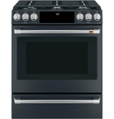 Caf(eback)(TM) 30" Smart Slide-In, Front-Control, Gas Range with Convection Oven - (CGS700P3MD1)