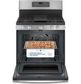 GE(R) 30" Free-Standing Gas Convection Range with No Preheat Air Fry - (JGB735SPSS)